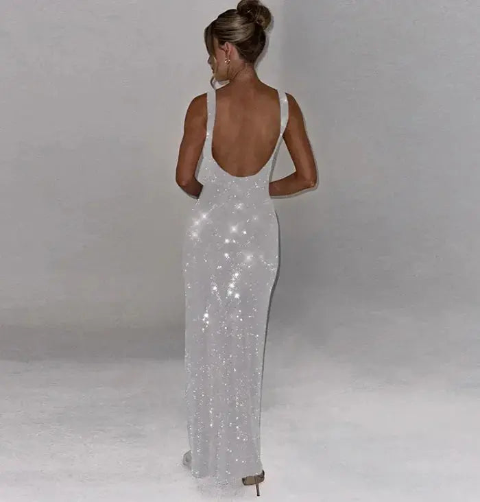 Glamorous Sequin Evening Dress My Store