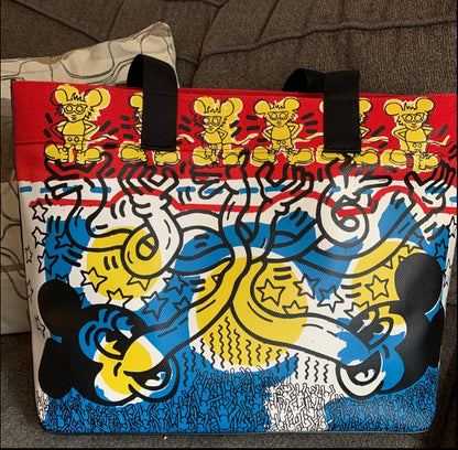 Coach x Disney Mickey Keith Haring Tote