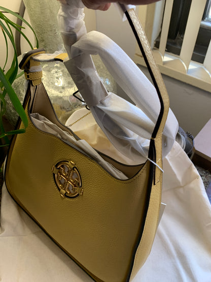 Authentic TORY BURCH Leather shoulder/Crosby bag Ruby Luxury