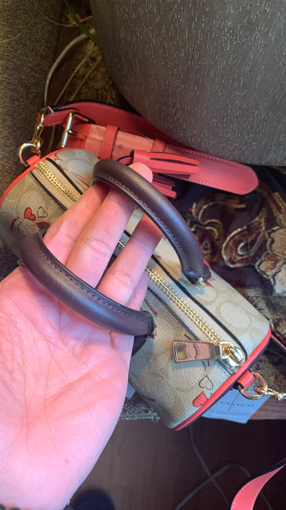 Coach Signature Canvas and Leather Satchel