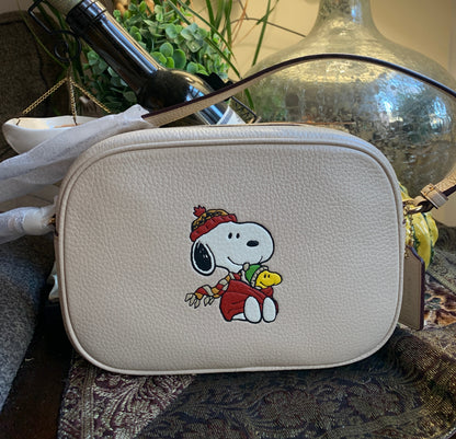 Coach x Peanuts Jamie Leather Crossbody