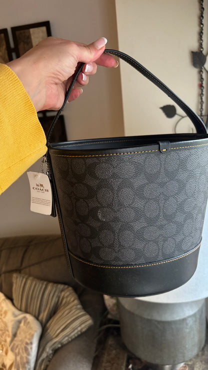 Coach Celestial Cat Bucket Shoulder Bag