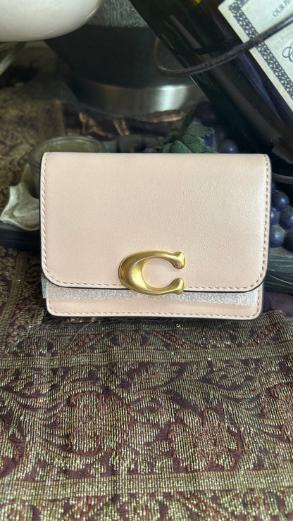Coach 1941 Tan Calf Leather Card Wallet