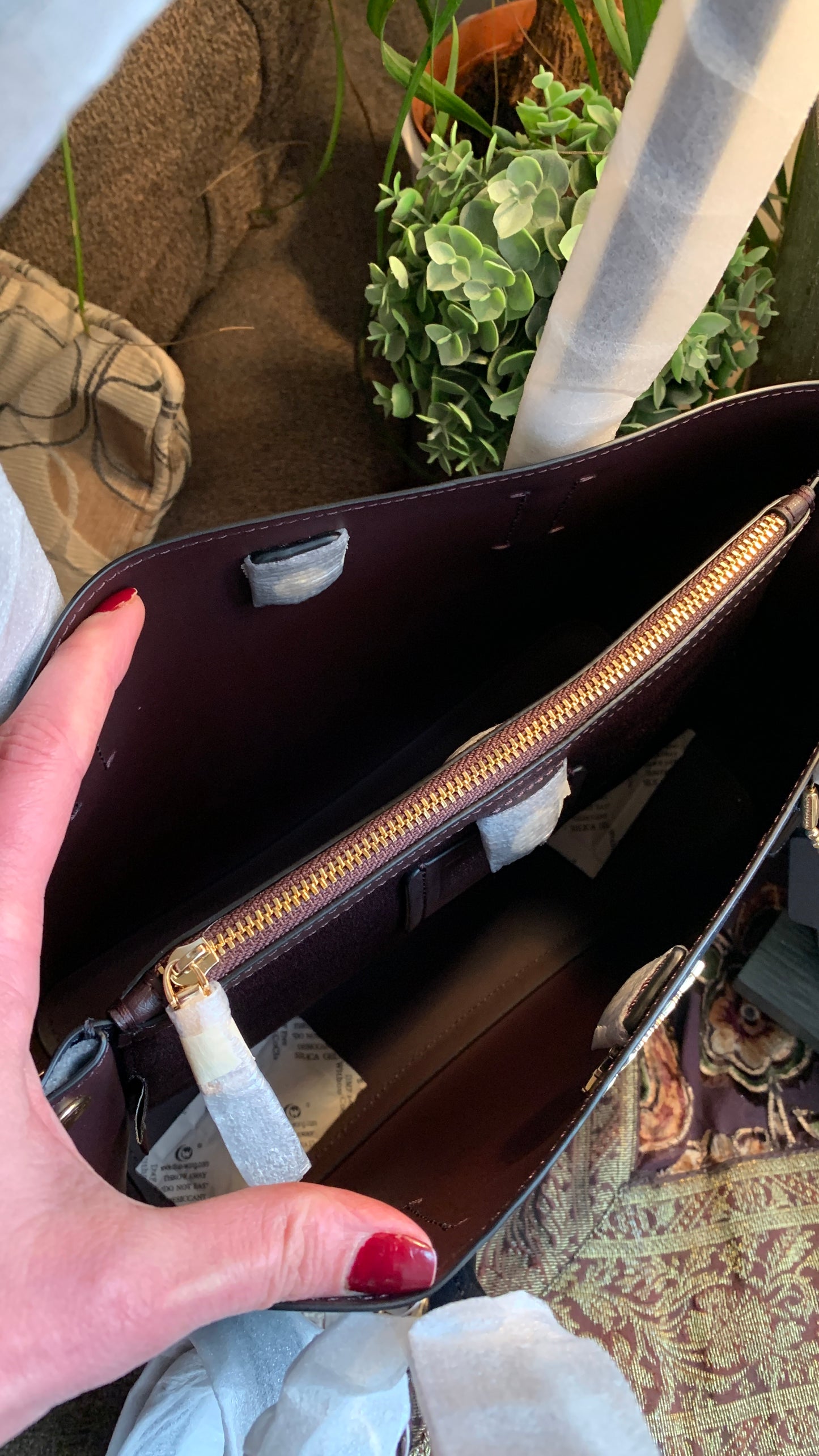 Authentic COACH 1941 double faced leather snap zip Satchel/Crossbody Ruby Luxury