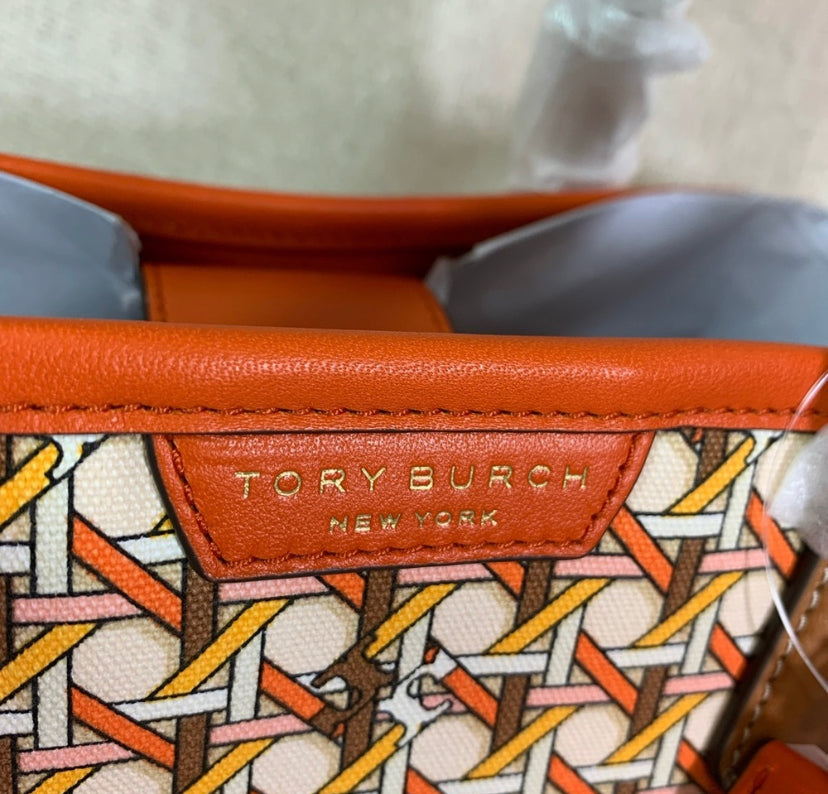 Authentic TORY BURCH LINK triple compartments satchel/Crosby Ruby Luxury