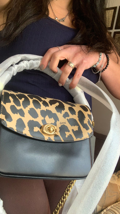 Coach 1941 Leopard Leather Crosby Bag