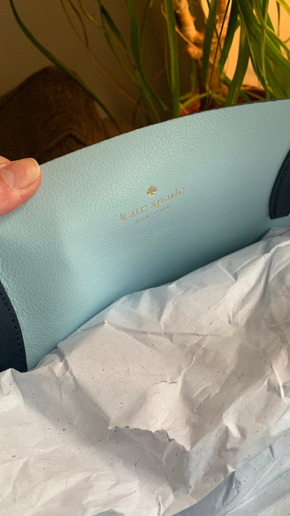 Kate Spade Reversible Sailboat Tote and Wristlet