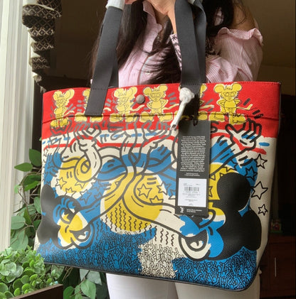 Coach x Disney Mickey Keith Haring Tote