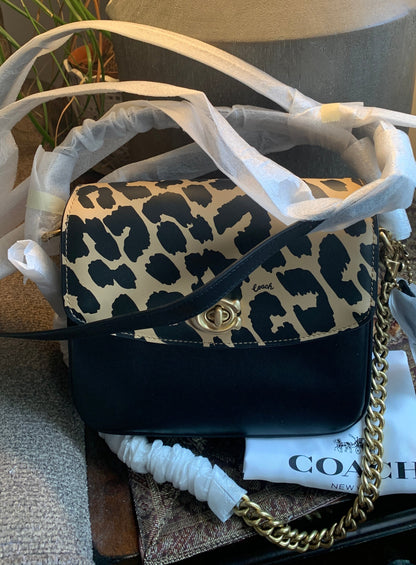 Coach 1941 Leopard Leather Crosby Bag