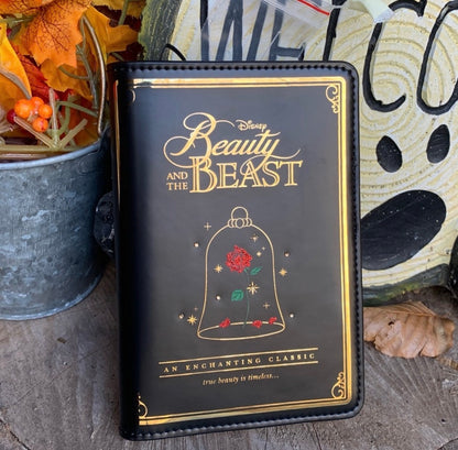 Authentic KATE SPADE Leather Disney beauty and the beast collection passport holder Ruby Luxury