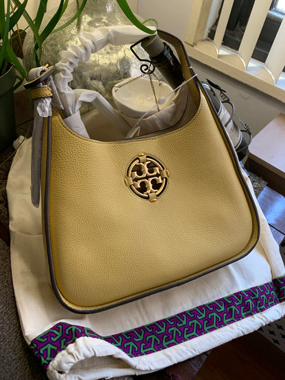 Authentic TORY BURCH Leather shoulder/Crosby bag Ruby Luxury