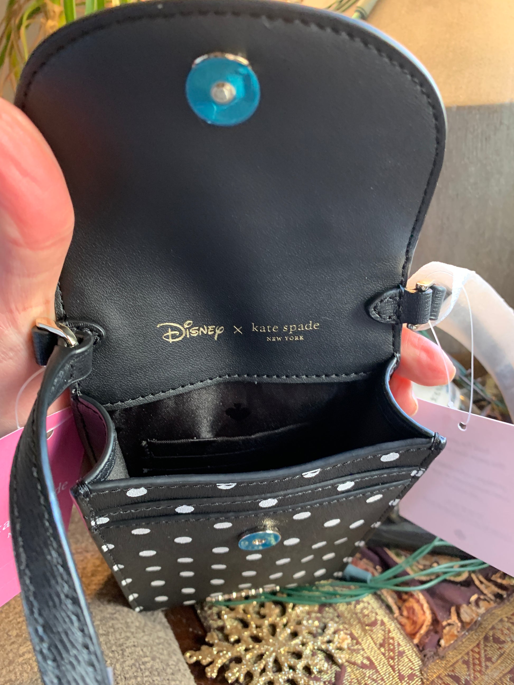 Authentic KATE SPADE Saffiano leather snap flap Minnie Bow crossbody NWT Ruby Luxury