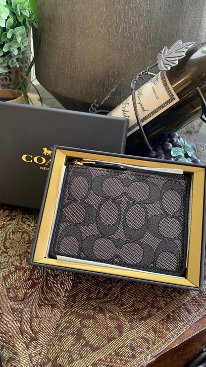 Coach 1941 Jacquard Card Case and Keychain