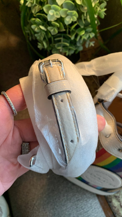 Coach Rainbow Signature Drawstring Crossbody