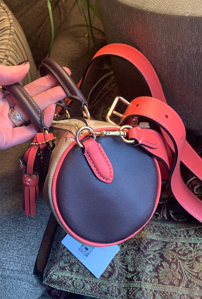 Coach Signature Canvas and Leather Satchel