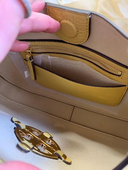 Authentic TORY BURCH Leather shoulder/Crosby bag Ruby Luxury
