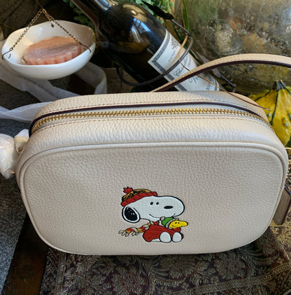 Coach x Peanuts Jamie Leather Crossbody