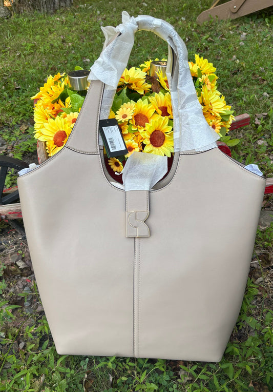 Authentic KATE SPADES Smooth Nappa Leather snap Tote shoulder bag Ruby Luxury