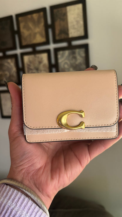 Coach 1941 Tan Calf Leather Card Wallet