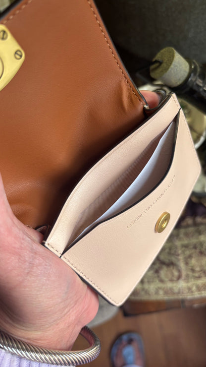 Coach 1941 Tan Calf Leather Card Wallet