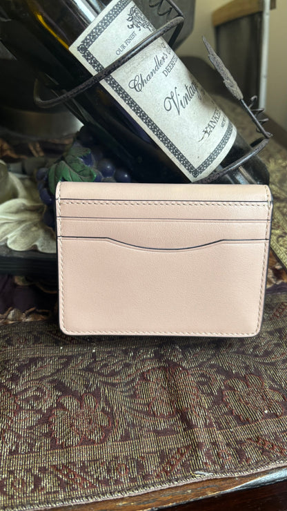 Coach 1941 Tan Calf Leather Card Wallet
