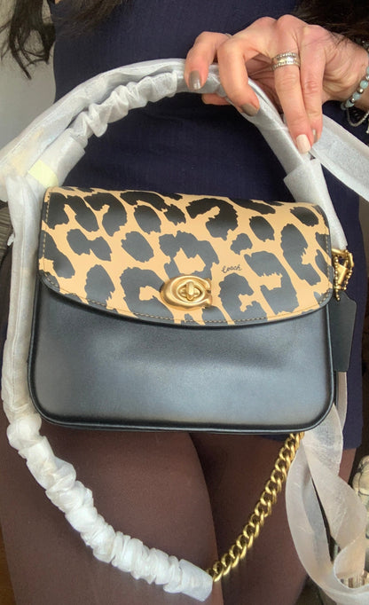 Coach 1941 Leopard Leather Crosby Bag
