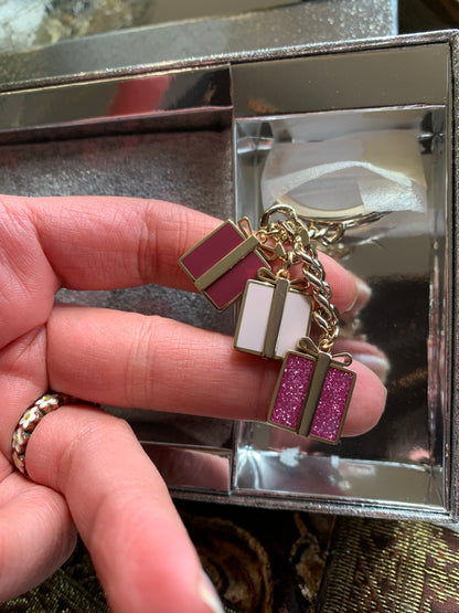 Kate Spade Gift Print Card Case and Keychain Set
