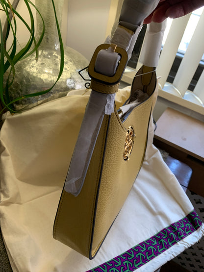 Authentic TORY BURCH Leather shoulder/Crosby bag Ruby Luxury
