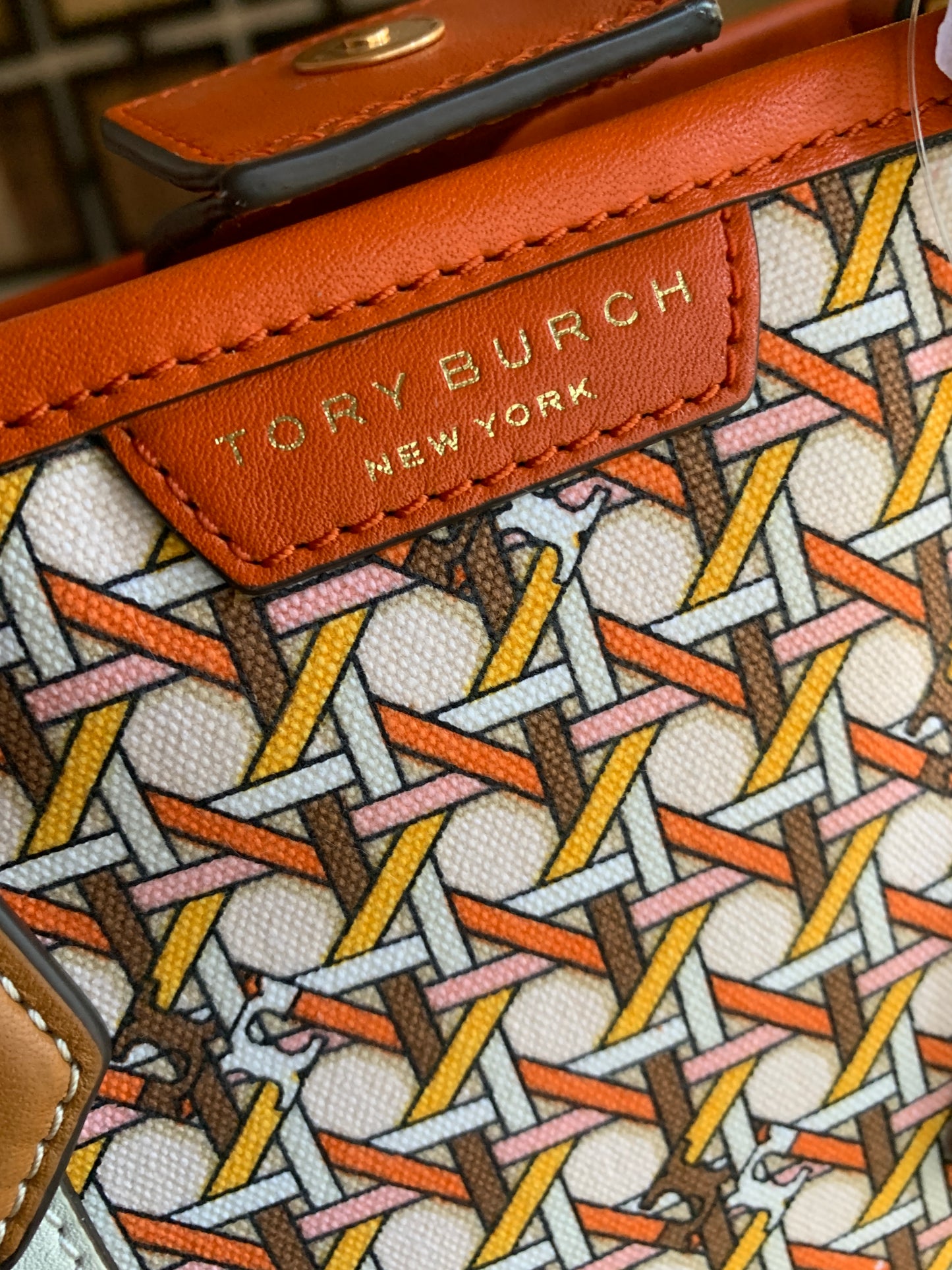 Authentic TORY BURCH LINK triple compartments satchel/Crosby Ruby Luxury