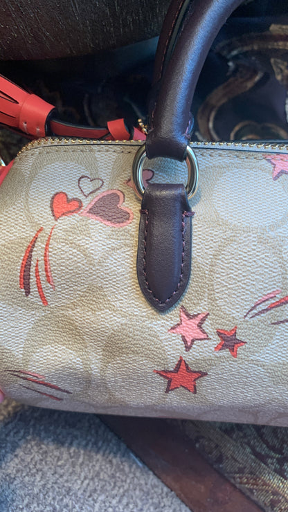 Coach Signature Canvas and Leather Satchel