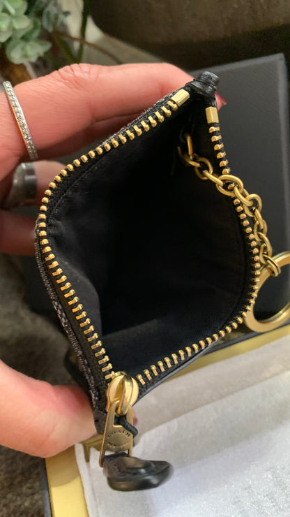 Coach 1941 Jacquard Card Case and Keychain