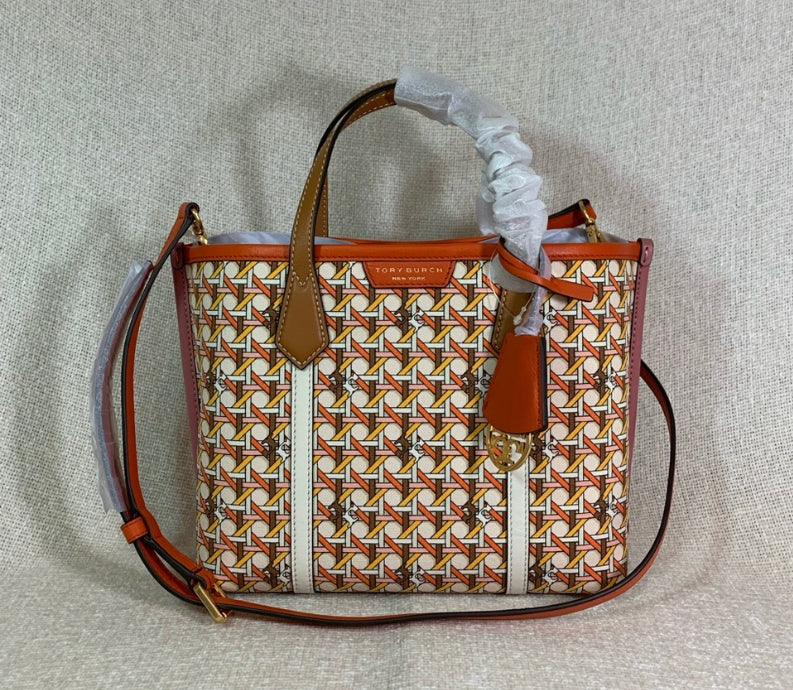 Authentic TORY BURCH LINK triple compartments satchel/Crosby Ruby Luxury
