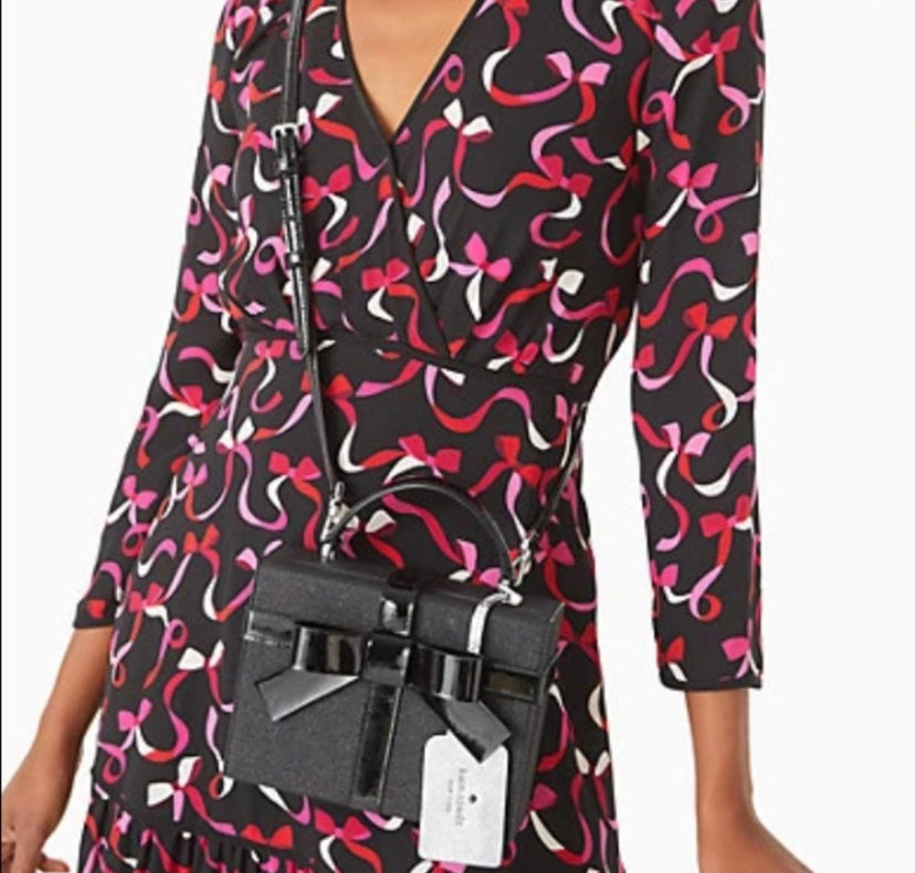 Authentic KATE SPADE Gift box Crosby/satchel magnetic closure bag Ruby Luxury