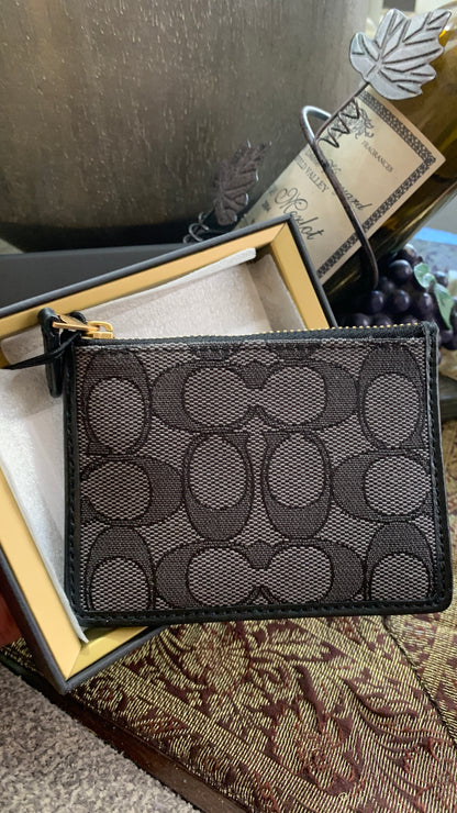 Coach 1941 Jacquard Card Case and Keychain