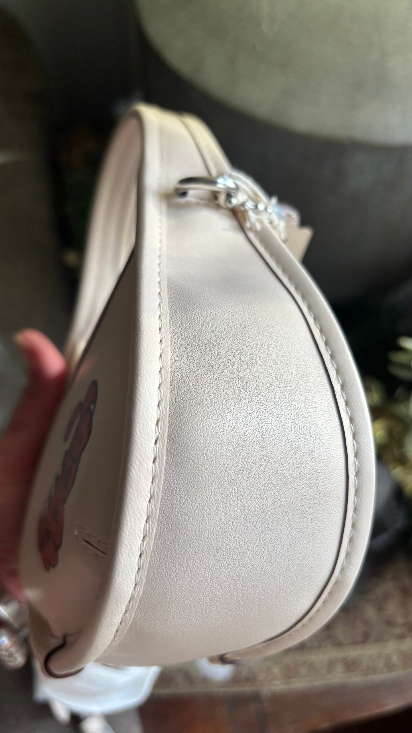 Authentic COACHTOPIA Leather with caterpillar design magnetic closure satchel/Crossbody - Ruby Luxury