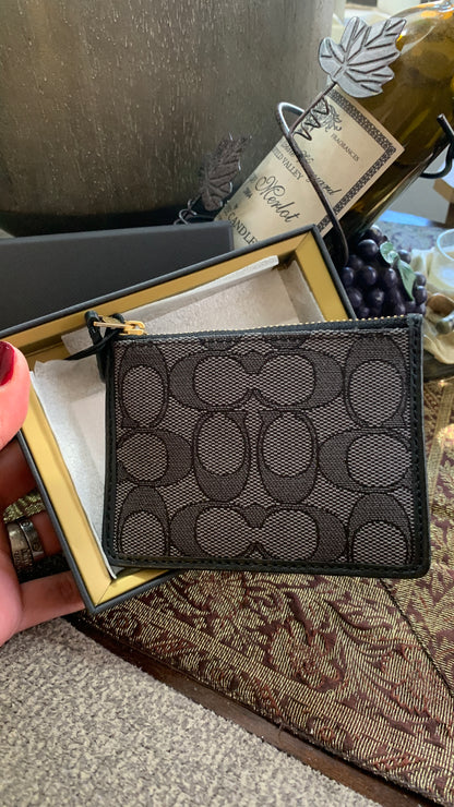 Coach 1941 Jacquard Card Case and Keychain