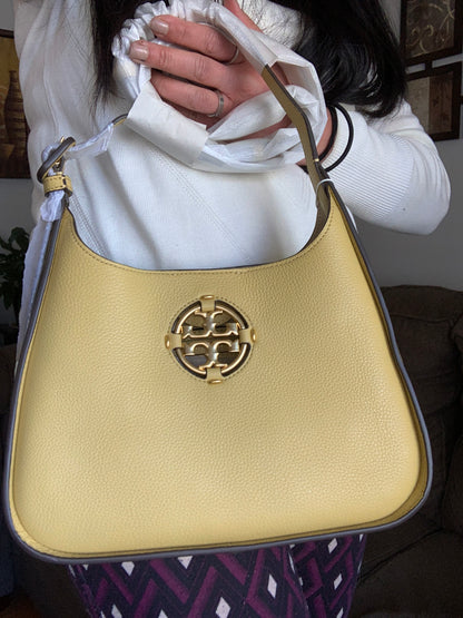 Authentic TORY BURCH Leather shoulder/Crosby bag Ruby Luxury