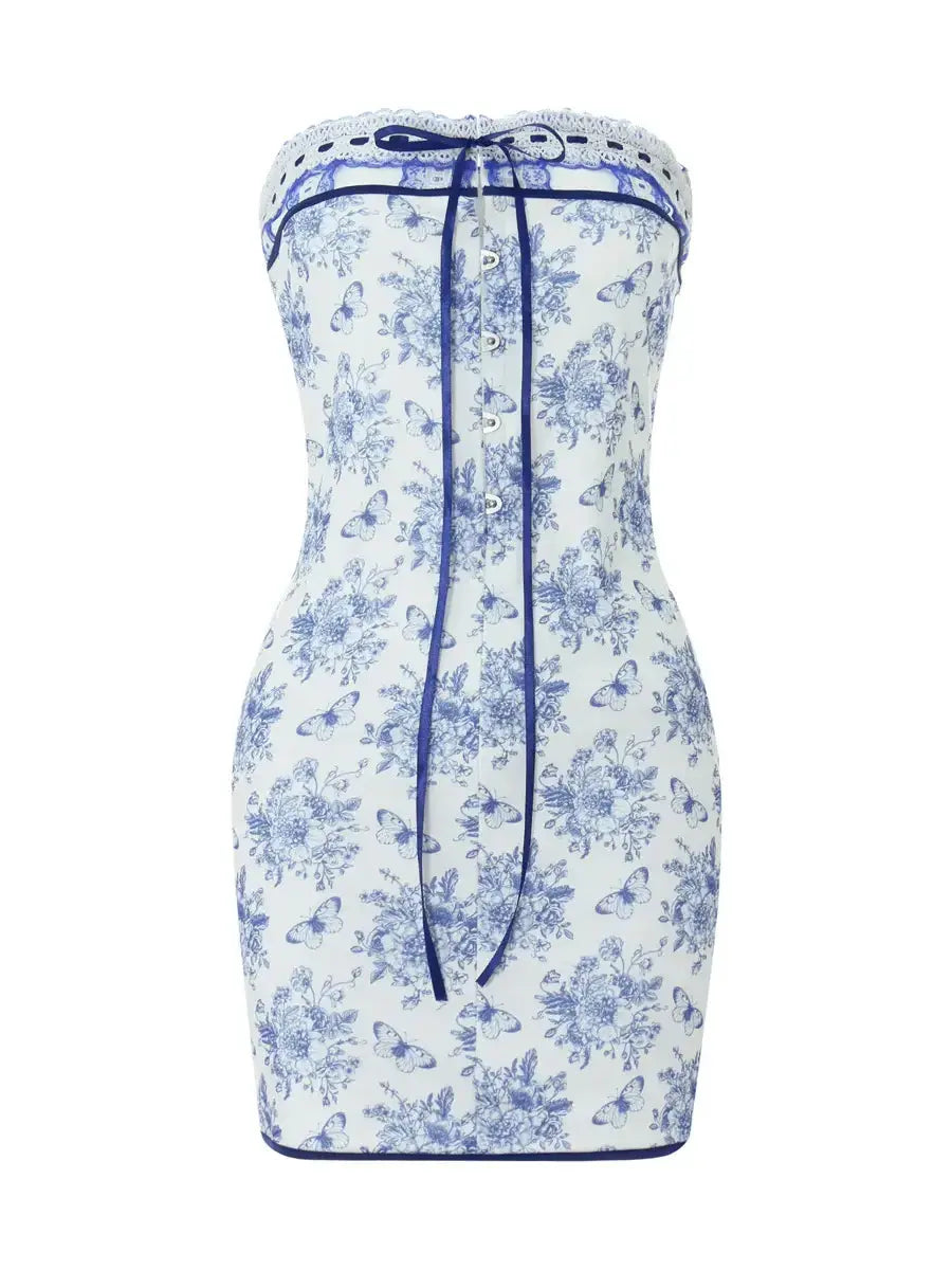 Elegant Spring Mini Dress Ruby Luxury