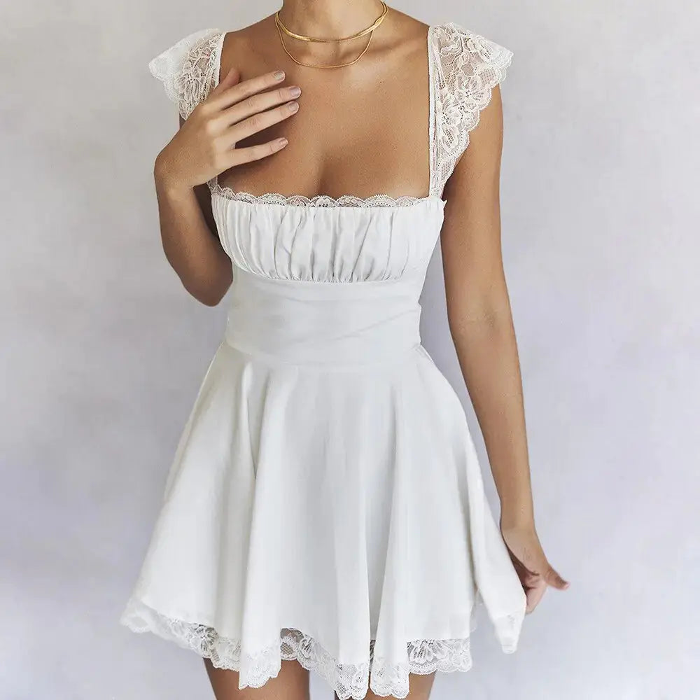 Double Layered Wedding Guest Dress My Store
