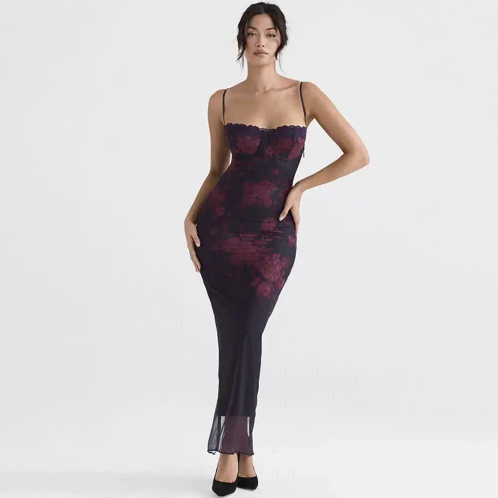 Lady  Dress - Ruby Luxury