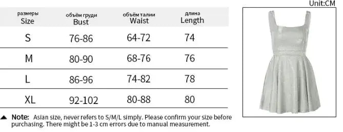 Mini Dress Silver My Store
