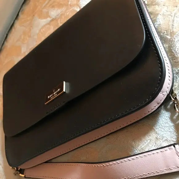 Authentic Kate Spade Leather Shoulder Bag w chain Ruby Luxury