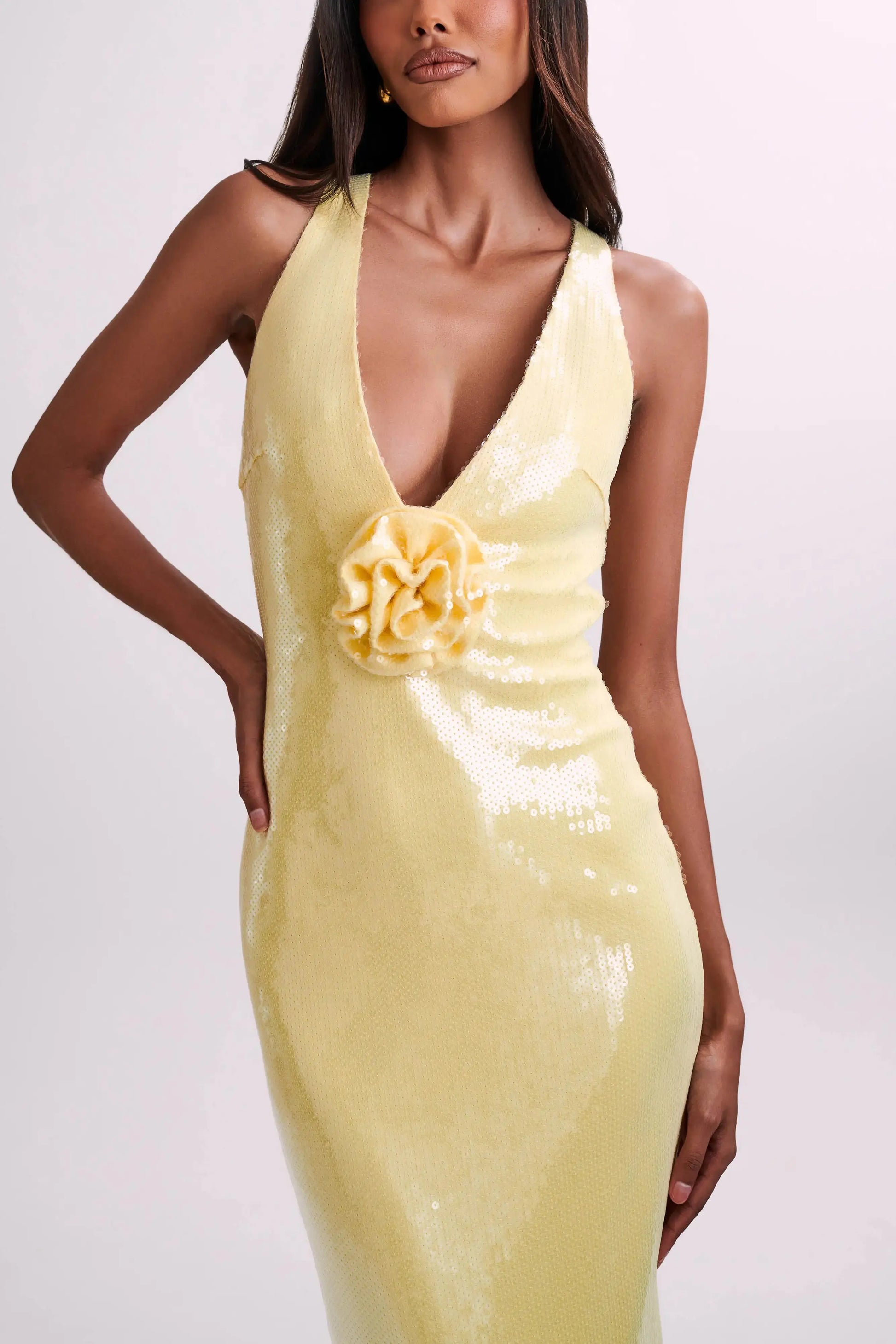 Eliza Rose Sequin Maxi Dress - Ruby Luxury